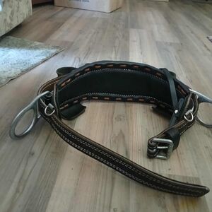 Elegant Black and Brown Men's Belt Bag